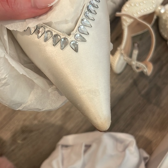 Stuart Weitzman Gemcut Xcurve Crystal Slingback 110mm Pump Size 6.5 - Picture 12 of 12